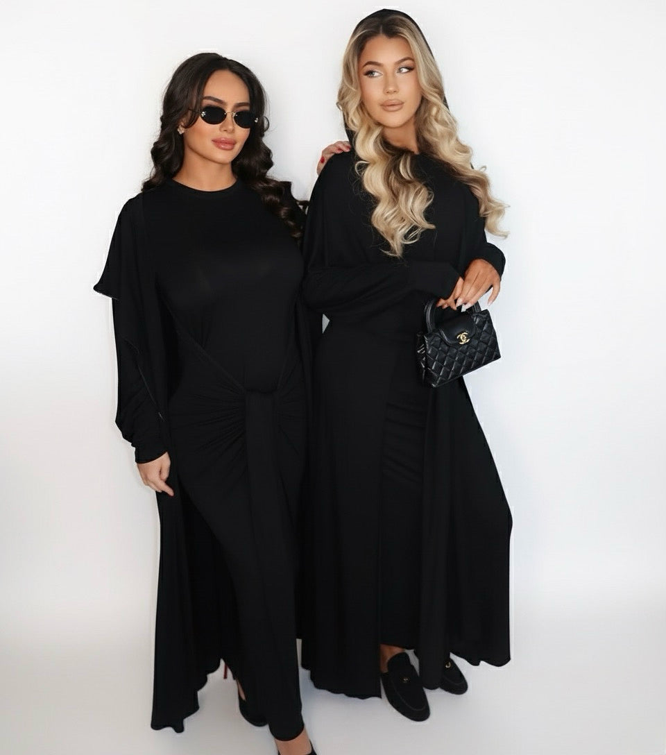 Saira Black Two Piece Set