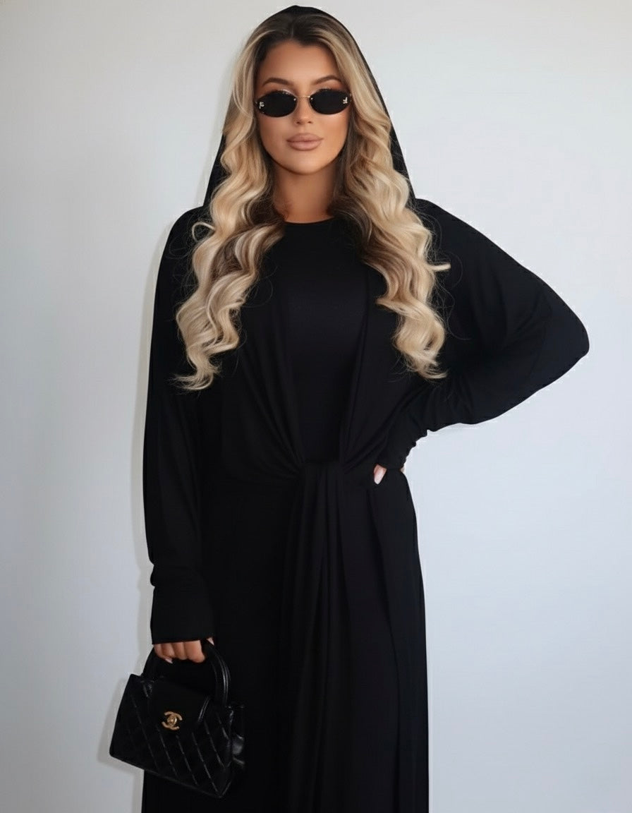 Saira Black Two Piece Set